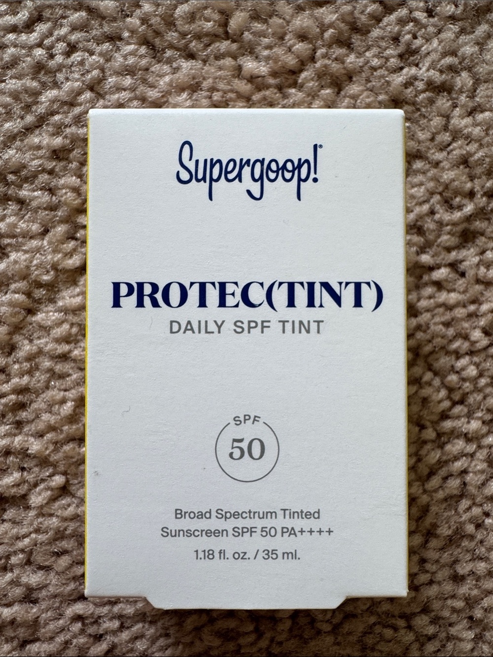 Supergoop! PROTEC(TINT) Daily SPF Tint - Cream with Yellow Edge